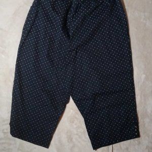 Croft & Barrow Polka Dot Capris / Pants - New Condition Sz 1x